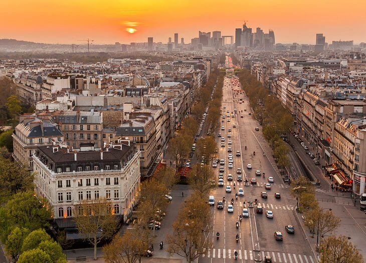 france paris champs elysees for 10 Top-Rated Tourist Attractions in Paris