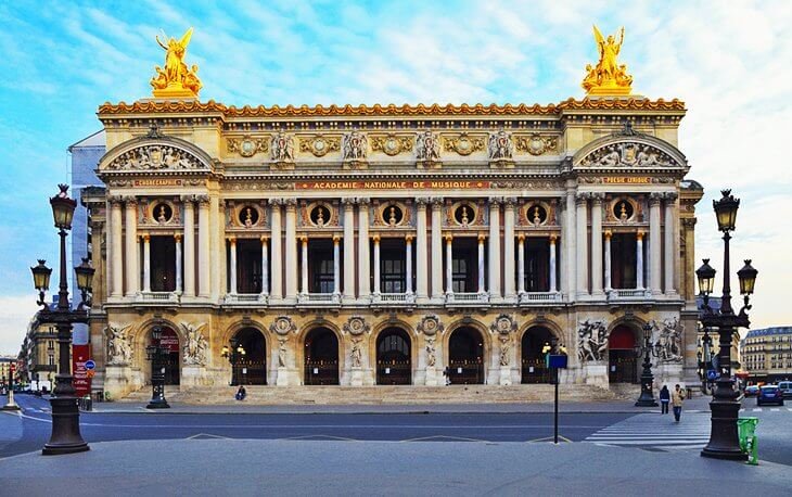 france paris opera house for 10 Top-Rated Tourist Attractions in Paris