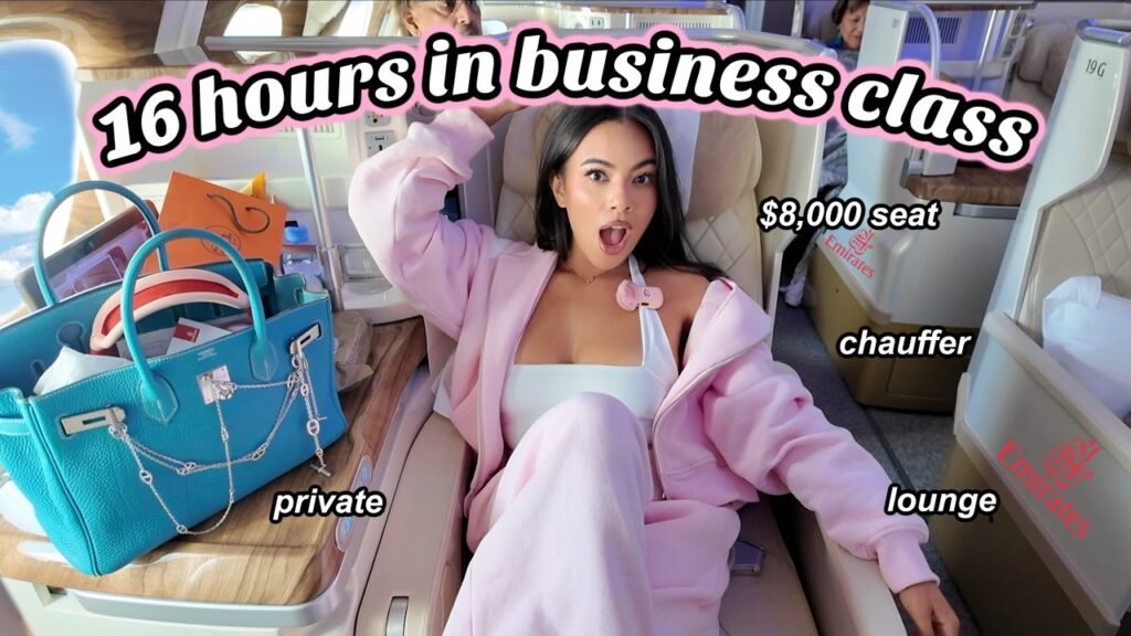 DUBAI TRAVEL VLOG I spent 8,000 on EMIRATES BUSINESS CLASS hotel, travel & more for dubai emirates business class